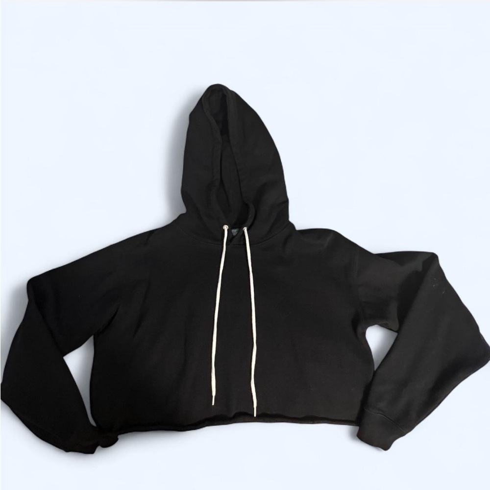 Wild Fable Black Cropped Hoodie